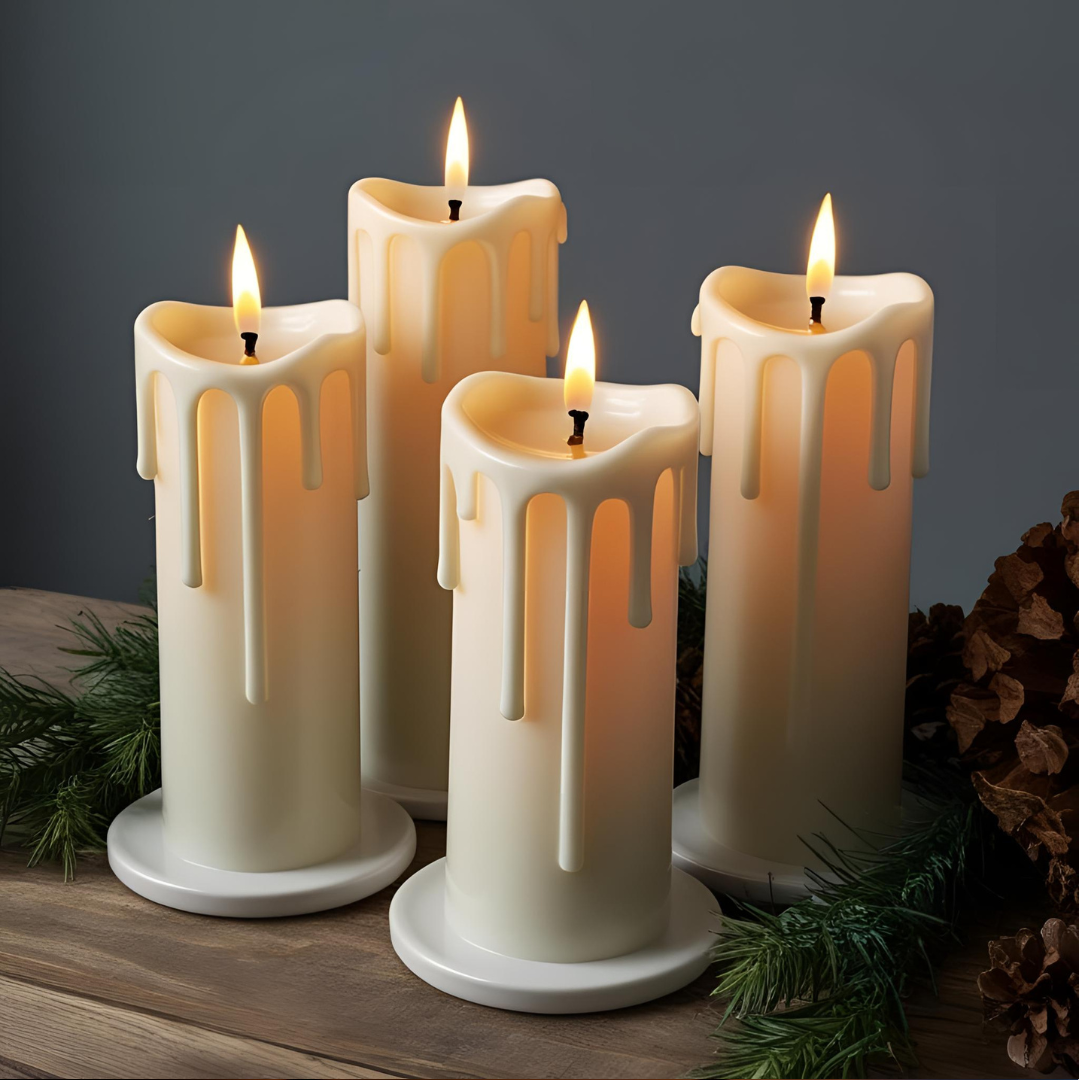 3x LED-Kerzen-Set „Wachslicht“