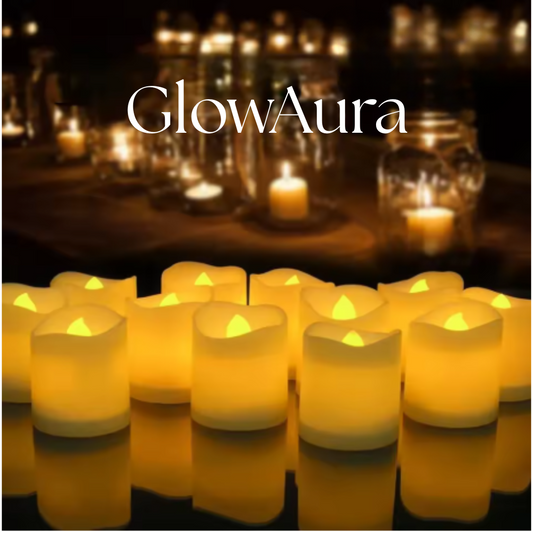 12x LED-Teelichter für stimmungsvolle Dekoration